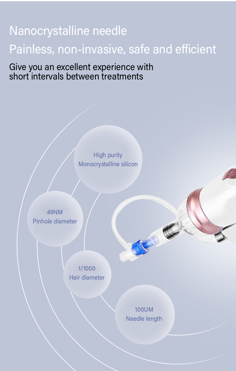 EZ Injector | Portable Gun Injection For Skin Care | Negative Pressure Hydrolifting Device | Skin Tightening and Wrinkle Removal