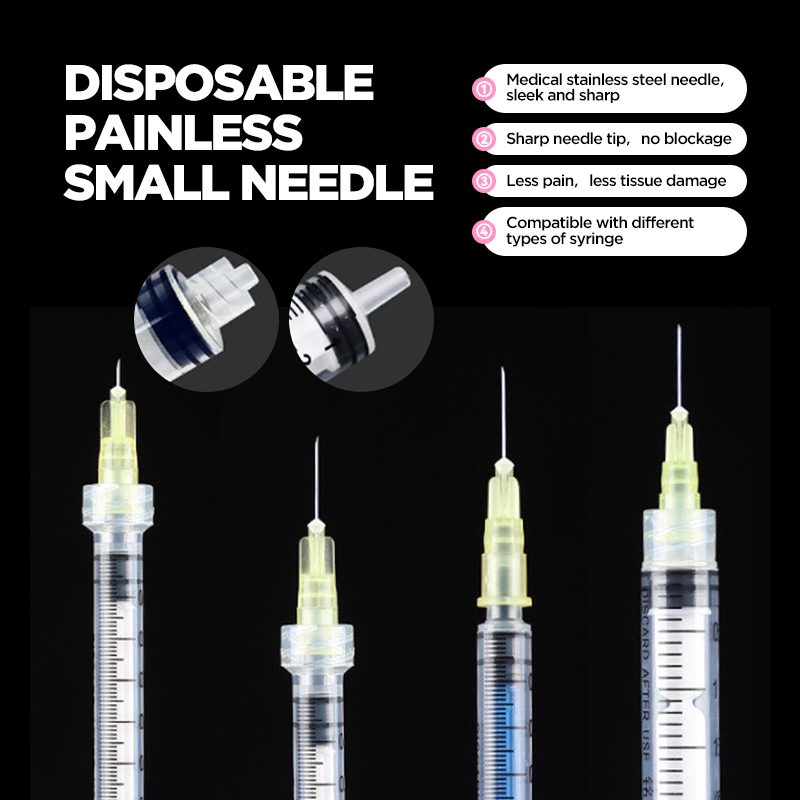 Hypodermic Needles Disposable Microneedles 100units per Pack
