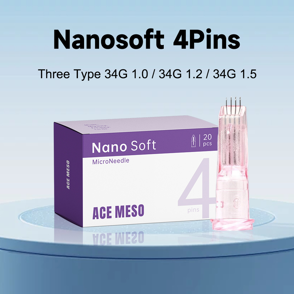 Microneedle Nanosoft 4 pin Needle 34G