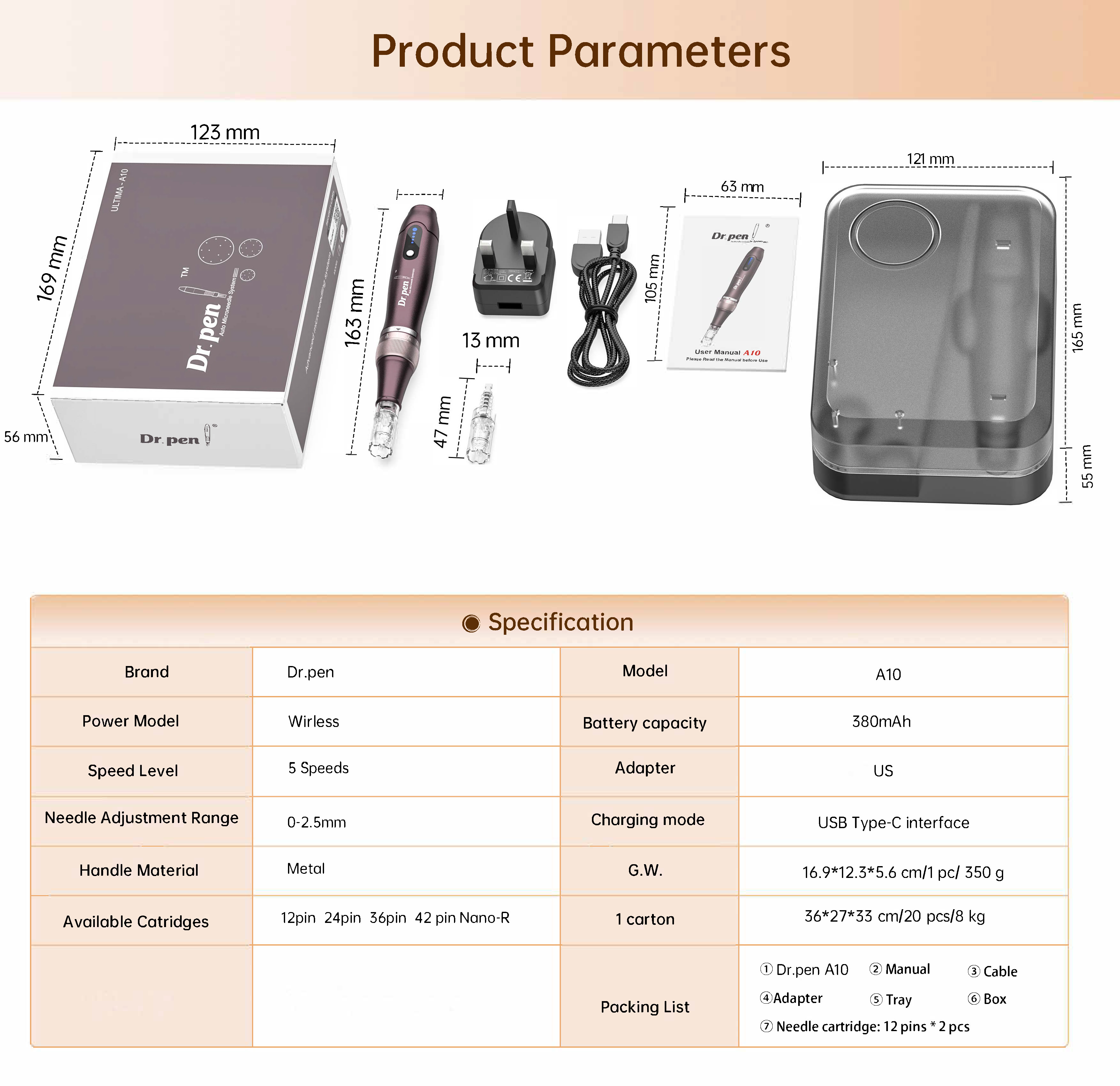 Dr.pen A10 Microneedling Pen