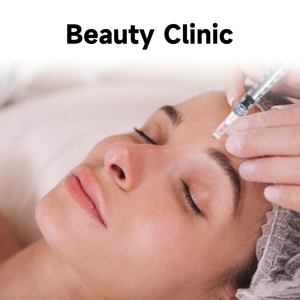 Medical grade Nanosoft 4 pin for facial whitening and anti-aging around the eyes and neck.