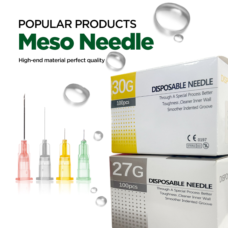 Hypodermic Needles Disposable Microneedles 25G/27G 13mm 18G 30mm(100units per Pack)