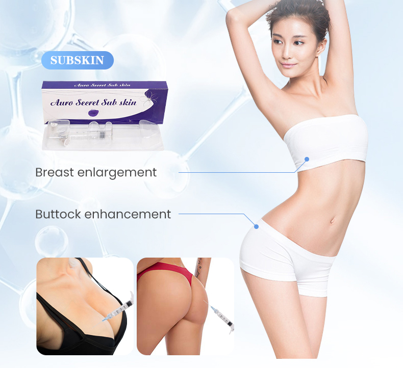Auro Secret Hyaluronic Acid Filler for Lip Filler Under Eye Nasolabial Folds Cheek Filler